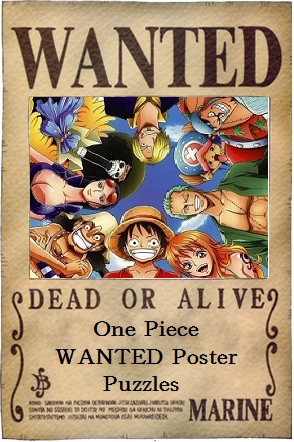 One Piece WANTED Poster Puzzles!. - shop.j-subculture.com